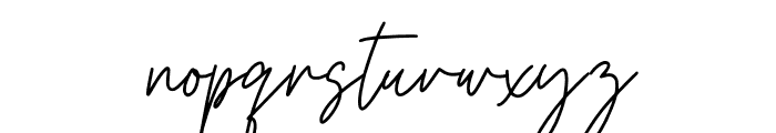 Harmony Signature Font LOWERCASE