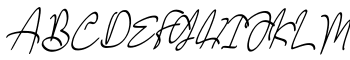 Harriesse Italic Font UPPERCASE