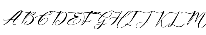 Harriet-Italic Font UPPERCASE