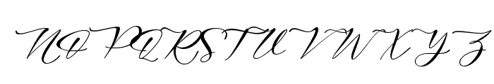 Harriet-Italic Font UPPERCASE