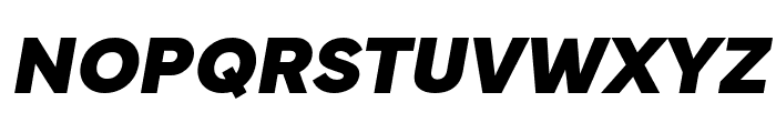 Harring Black Italic Font UPPERCASE