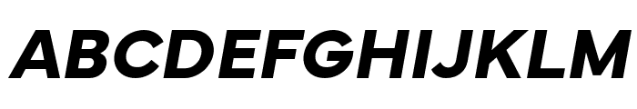 Harring Bold Italic Font UPPERCASE
