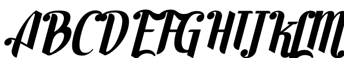 Harson-Italic Font UPPERCASE