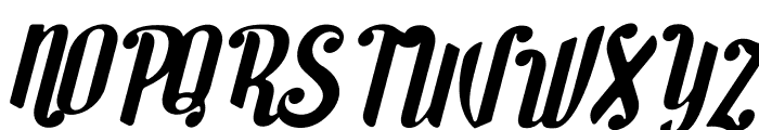 Harson-Soft-Italic Font UPPERCASE