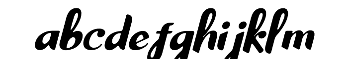 Harson-Soft-Italic Font LOWERCASE