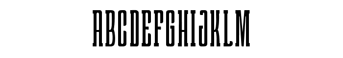 Harsoven Regular Font UPPERCASE