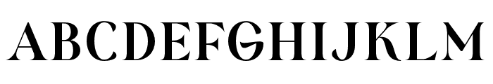 Hartens-Serif Font UPPERCASE