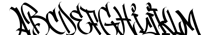 Hartrein-Regular Font UPPERCASE
