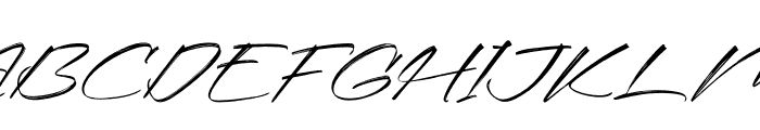 Harttley Suttonline Italic Font UPPERCASE