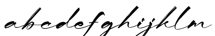 Harttley Suttonline Italic Font LOWERCASE