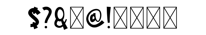 Haruka Display Font OTHER CHARS