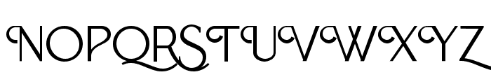 Harume Roman Font UPPERCASE
