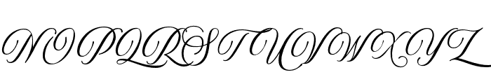 HarumeRoman-Calligraphy Font UPPERCASE
