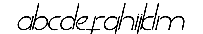 Harumi Italic Font LOWERCASE