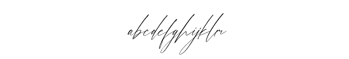 Harvellyra Twinkey Italic Font LOWERCASE