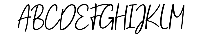 HarvestBailey-Script Font UPPERCASE
