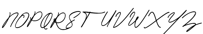 Harvey Dent Signature Regular Font UPPERCASE