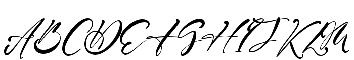 Harvey Signature Font UPPERCASE