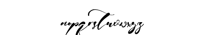 Harvey Signature Font LOWERCASE