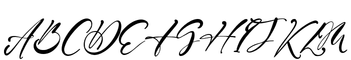 HarveySignature Font UPPERCASE
