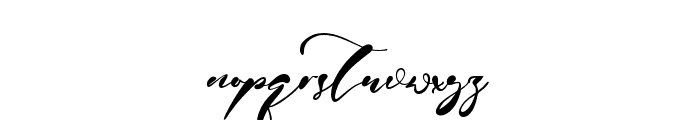 HarveySignature Font LOWERCASE