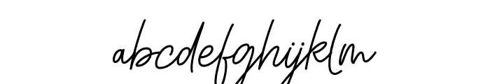 Haslley Beautiful Font LOWERCASE