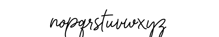 Haslley Beautiful Font LOWERCASE