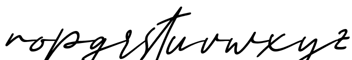 Hastan Signature Italic Font LOWERCASE