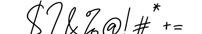 Hastan Signature Font OTHER CHARS