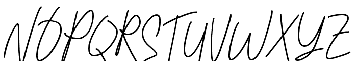 Hastan Signature Font UPPERCASE