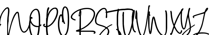 Hastery Signature Font UPPERCASE