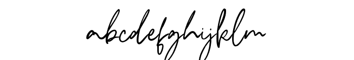 Hastipen Signature Regular Font LOWERCASE