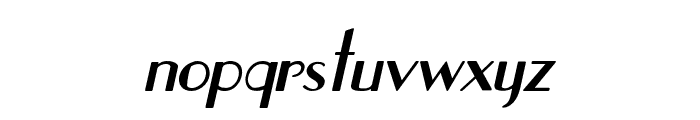 Hastungkoro-Italic Font LOWERCASE