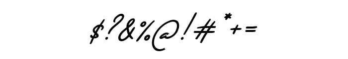 Hastungkoro-Script Font OTHER CHARS