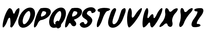 Hastynga-bolditalic Font LOWERCASE