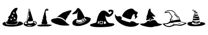 Hat Halloween Font OTHER CHARS