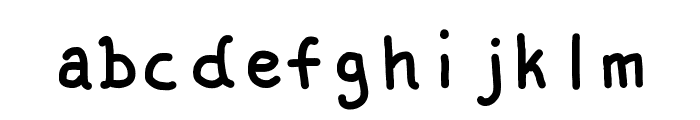 Hat Party Font LOWERCASE