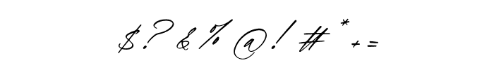Hatboury Glenstar Italic Font OTHER CHARS