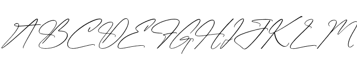 Hatboury Glenstar Italic Font UPPERCASE