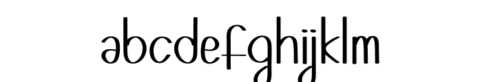 Hatch Font LOWERCASE