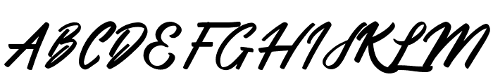 Hatchy Font UPPERCASE
