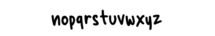 HateYourWriting Font LOWERCASE