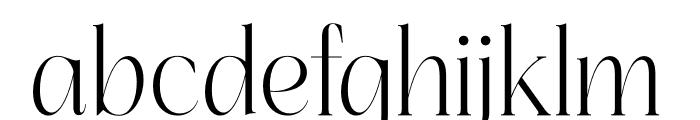 Hatficeld Font LOWERCASE