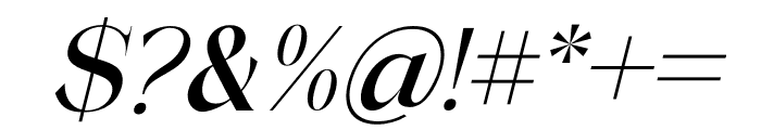 Hatfielin Italic Font OTHER CHARS