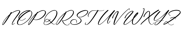 Hatheyrose Italic Font UPPERCASE