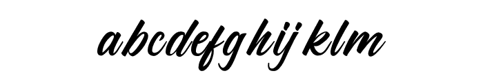 Hattachy Font LOWERCASE