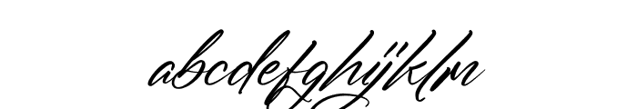Hatthews Italic Font LOWERCASE
