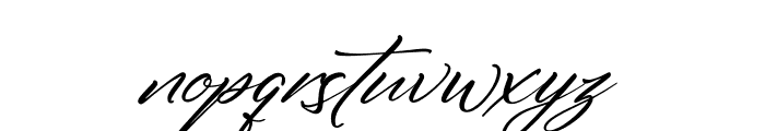 Hatthews Italic Font LOWERCASE