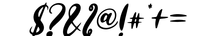 Hattie Italic Font OTHER CHARS