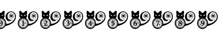 Haunted Cat Spider Font OTHER CHARS